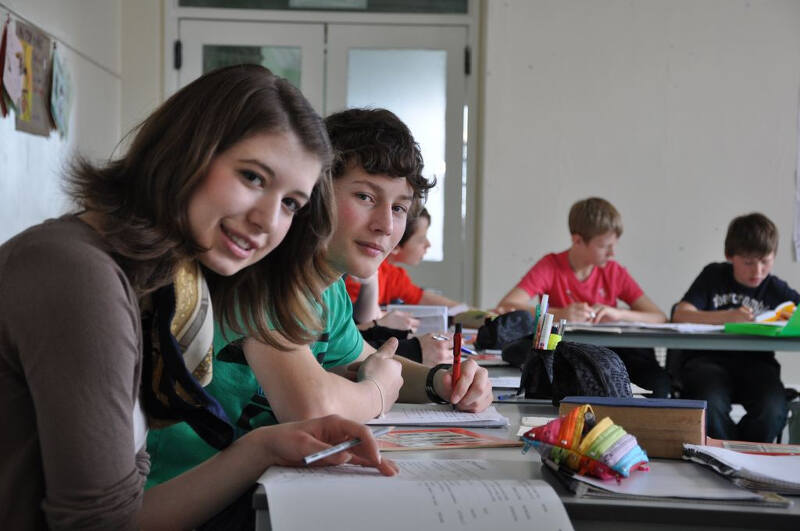 Kinder in der Sprachschule