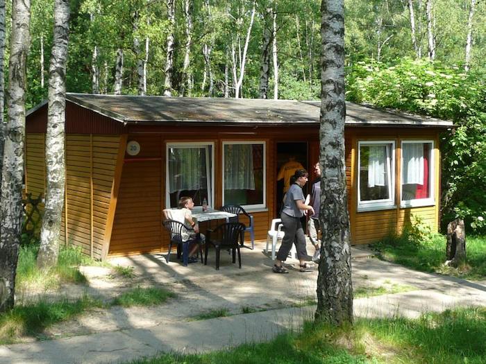 Bungalow im Birkenwald im Ferienlager in Limbach-Oberfrohna