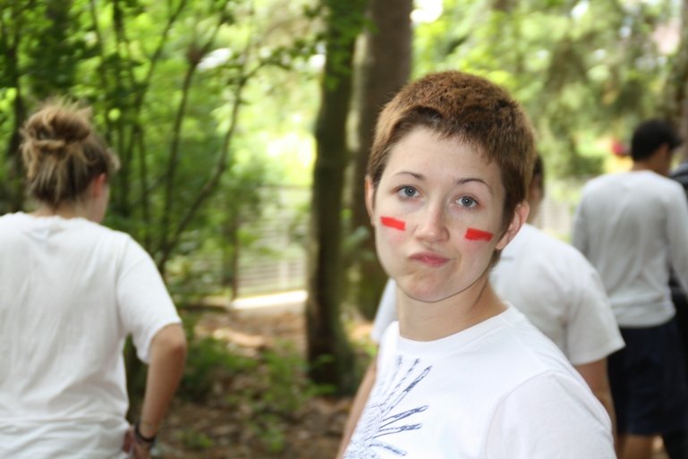Junge im Englischcamp
