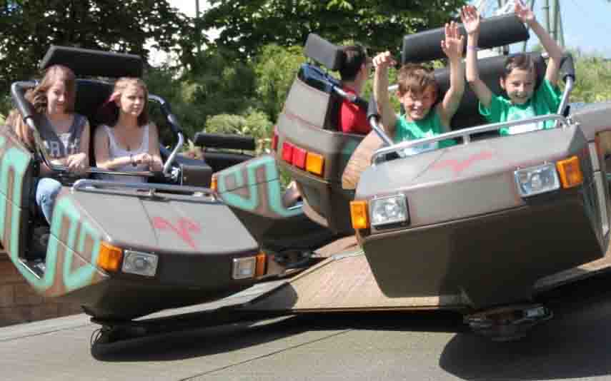 Action im Erlebnispark im Sommerferienlager Arendsee