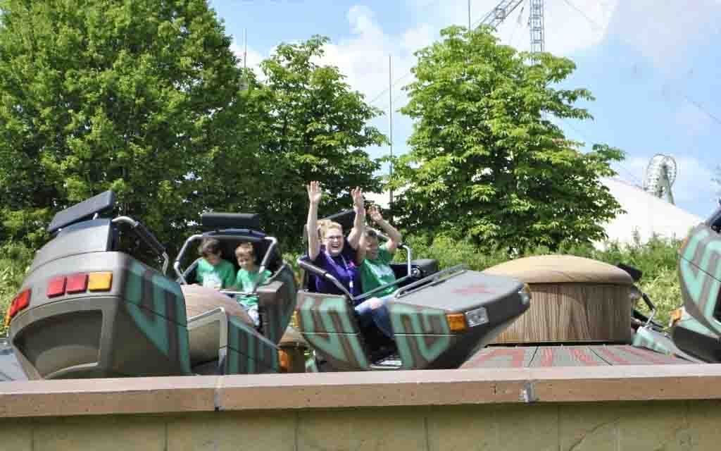 Spaß im Erlebnispark im Sommerferienlager Arendsee