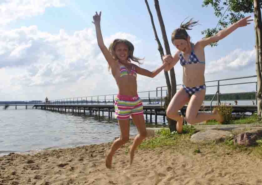 Spaß am Arendsee im Sommerferienlager in Sachsen-Anhalt