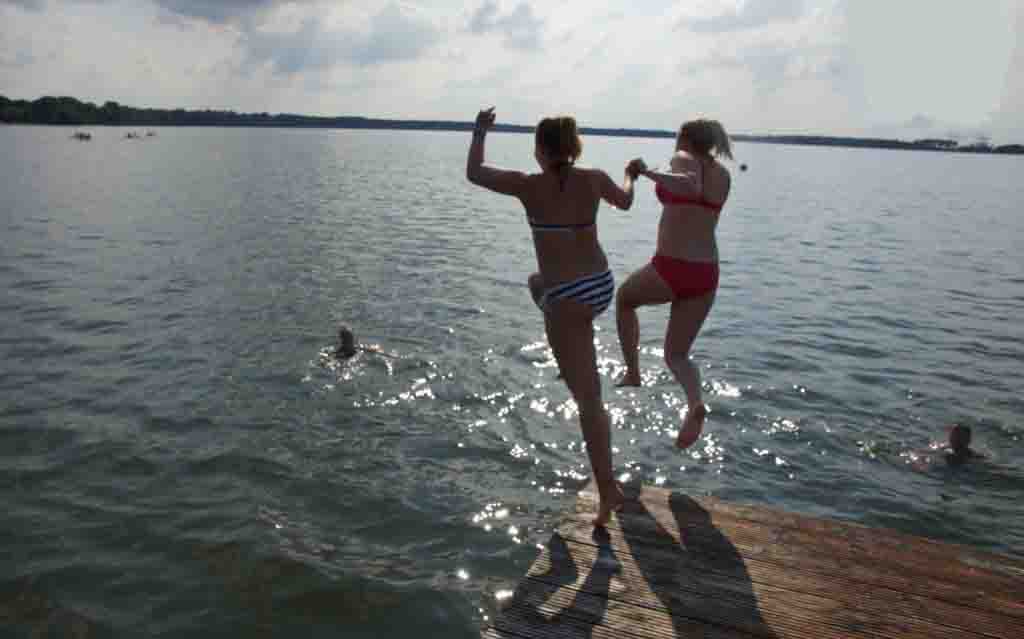 Baden im Arendsee im Sommerferienlager Soltau