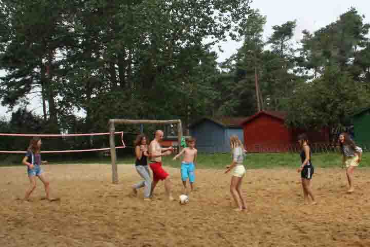 Fußball spielen im Ferienlager Luetow auf Usedom