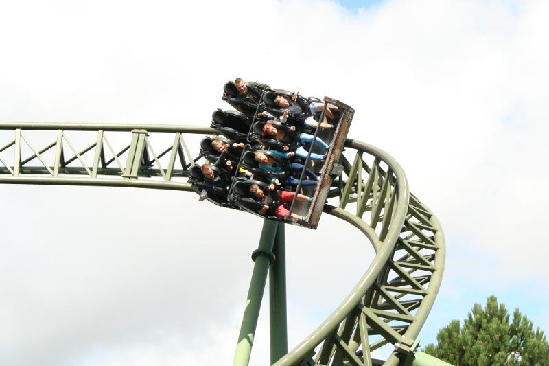 Achterbahn im Hansapark