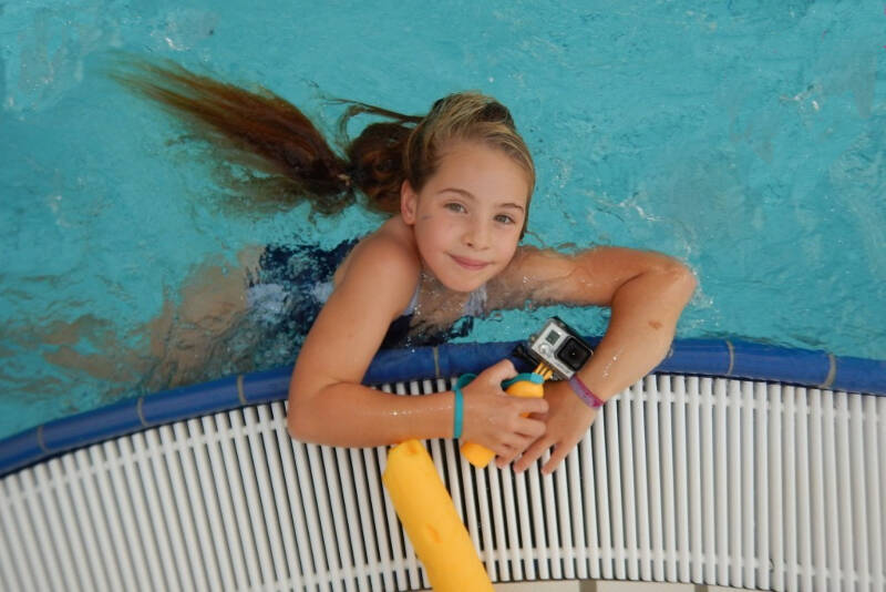 Spaß im Schwimmbad im Wintercamp am Arendsee