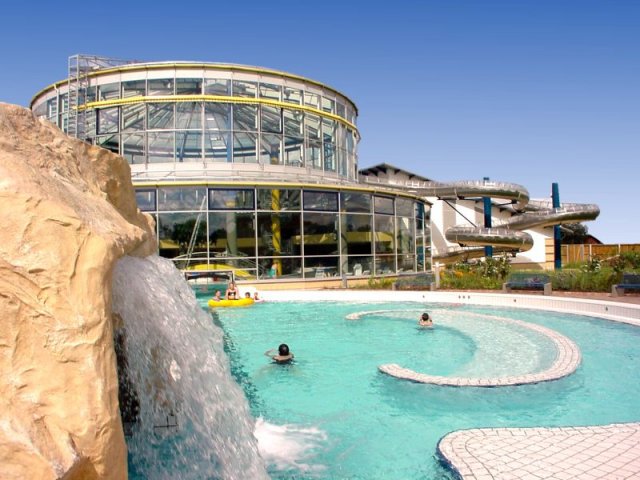 Eine Abkühlung im Erlebnisbad Bulabana