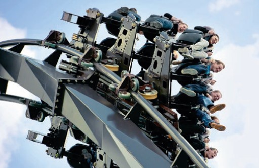 Achterbahn im Kiju Sommercamp Heide Park Soltau