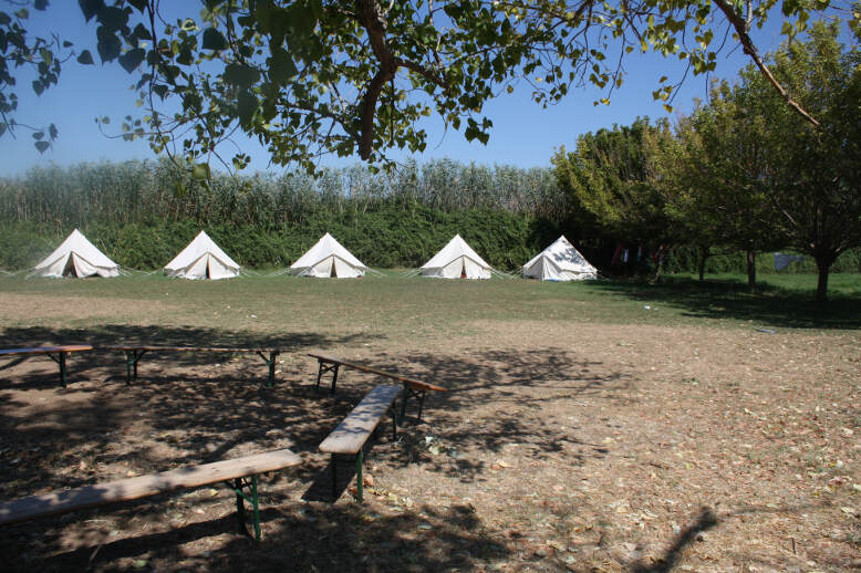 Zeltplatz der Jugendfreizeit Greece