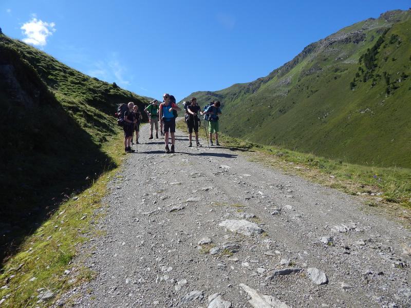 Wandern im Ferienlager Güntersberge