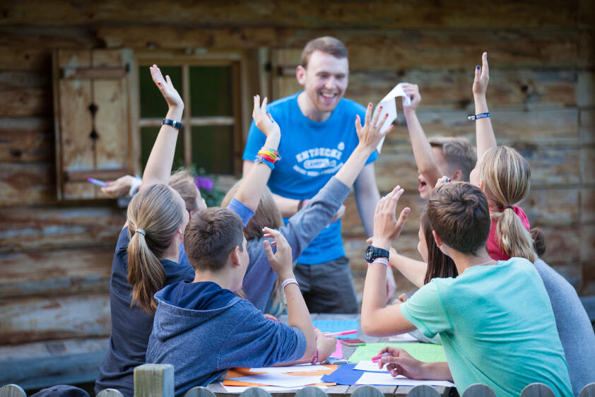 Kinder der Sprachferien Englisch in Deutschland lernen