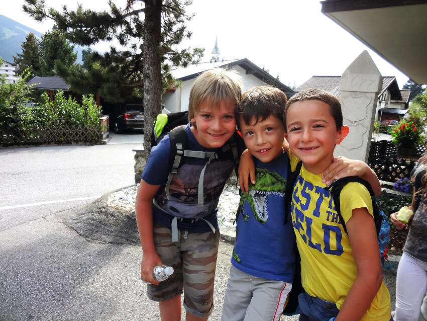 Jungs im Kidscamp in Österreich