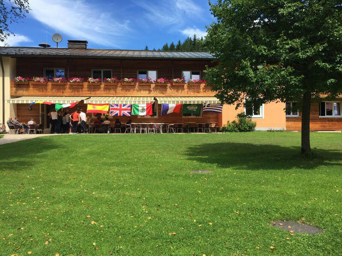 Man sieht die Unterkunft eines Ferien-Sprachkurses