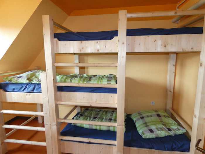 Hochbett im Herbstcamp Johanngeorgenstadt