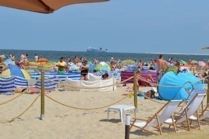 Strand im Ferienlager in Mecklenburg-Vorpommern