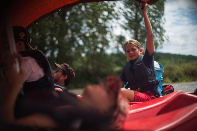 Kanufahren im Sonnenschein im Englisch Camp