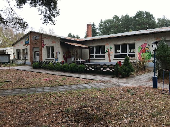Gemeinschaftshaus des Künstlercamps