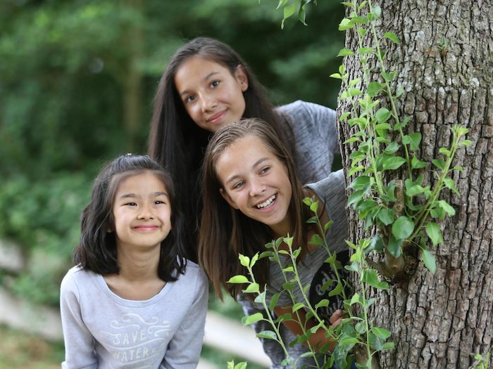 Mädchen in der Natur im Actioncamp Kappeln