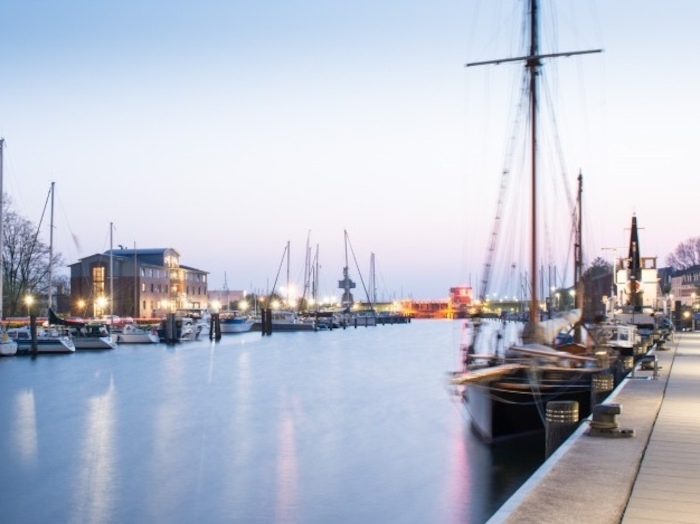 Hafen beim Englisch-Camp Glückstadt