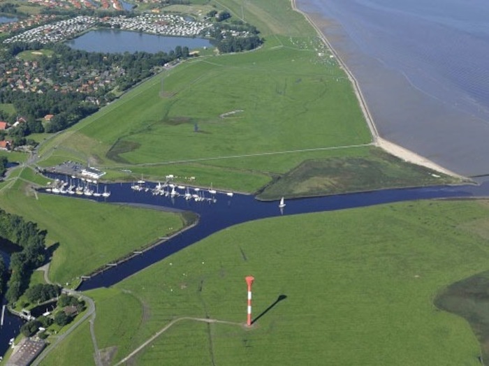 Der kleine Hafen beim Actioncamp Otterndorf
