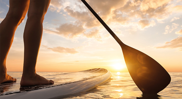 Photo d'une activité paddle dans une colonie de vacances Toulon