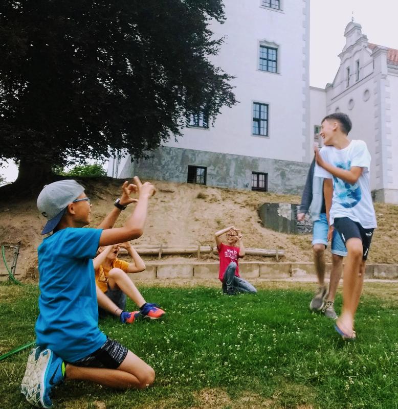 EnglischFilmcamp auf Schloss Boitzenburg Herbst Juvigo