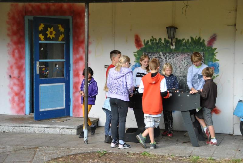 Kinder der Herbstferien Berlin sprayen