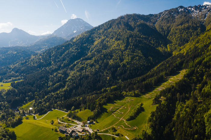 Berge in Englischcamps Schweiz