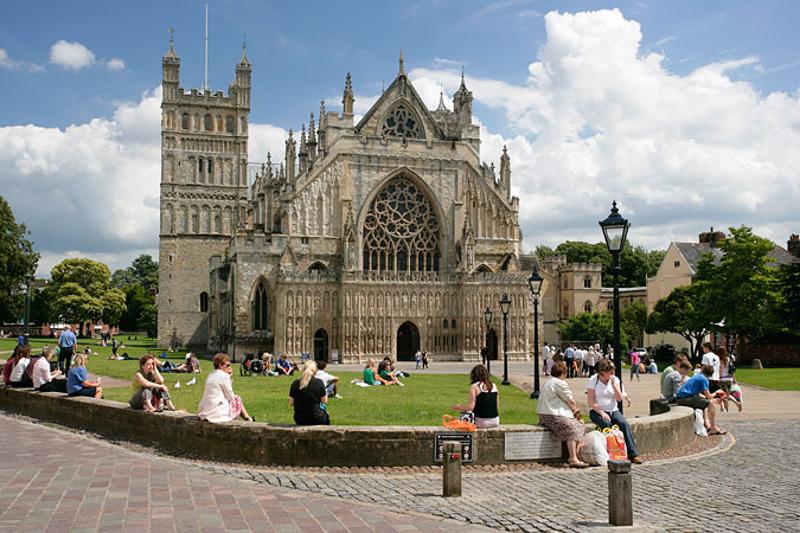 Sightseeing auf der Sprachreise in Exeter England