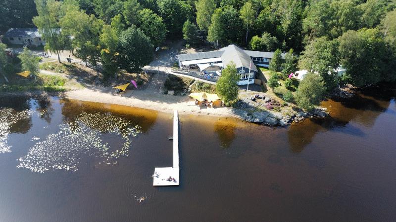 Das Naturecamp in Floda von oben