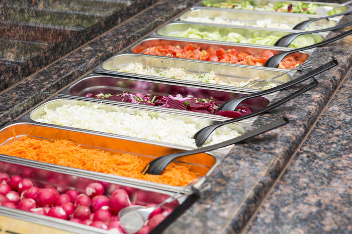 Im Hockeycamp gibt es gesunden Salat