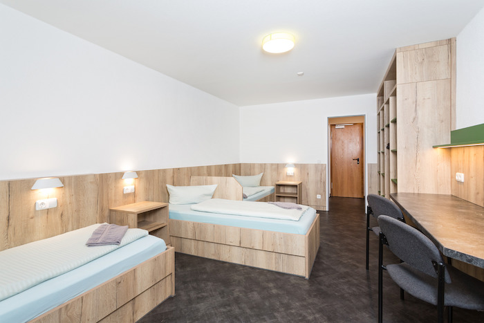Im Hockeycamp gibt es moderne Zimmer