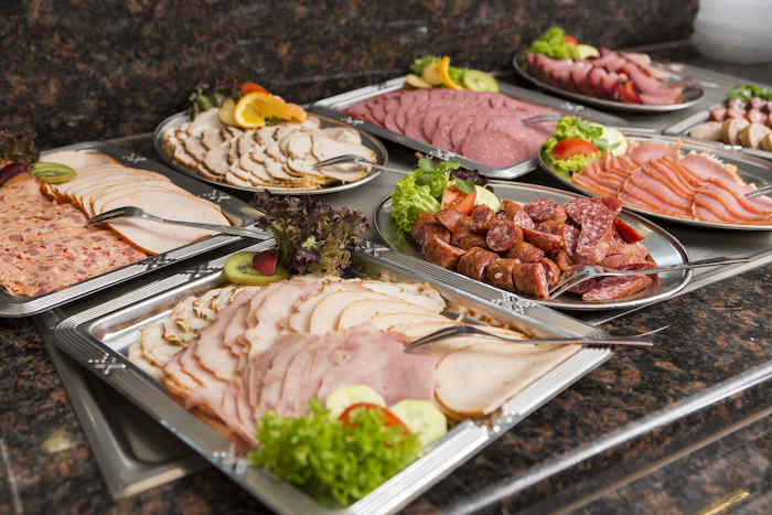 Im Hockeycamp gibt es leckeres Buffet