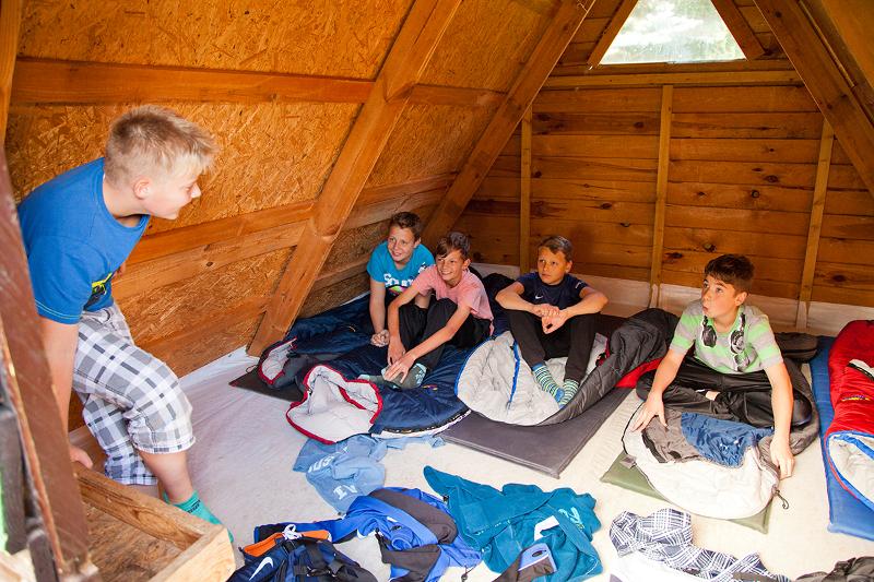 Hütte von innen