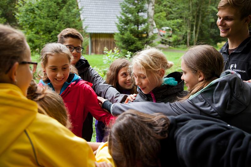 Kinder freuen sich 