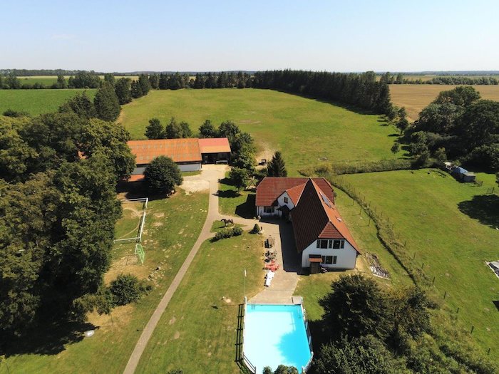 Das Gelände vom Ponycamp von oben