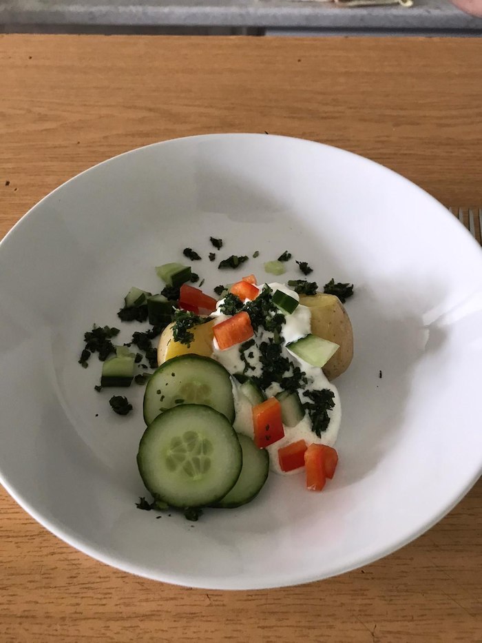Ein ausgewogenes, leckeres Gericht der Feriencamps Winterberg. 
