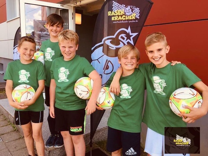 Teilnehmer eines Fußballcamps haben gewonnen