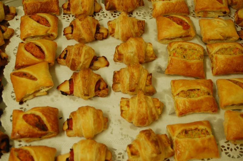 Buffet einer Osterfreizeit