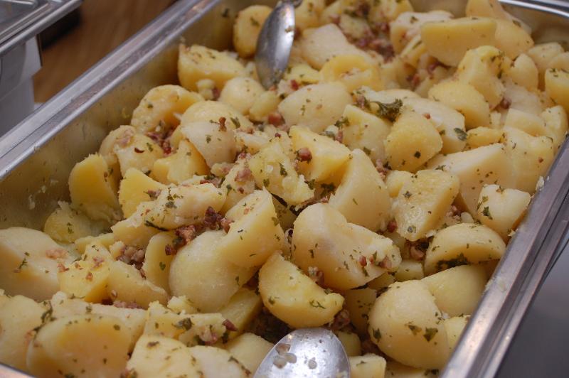 Kartoffeln einer Osterfreizeit
