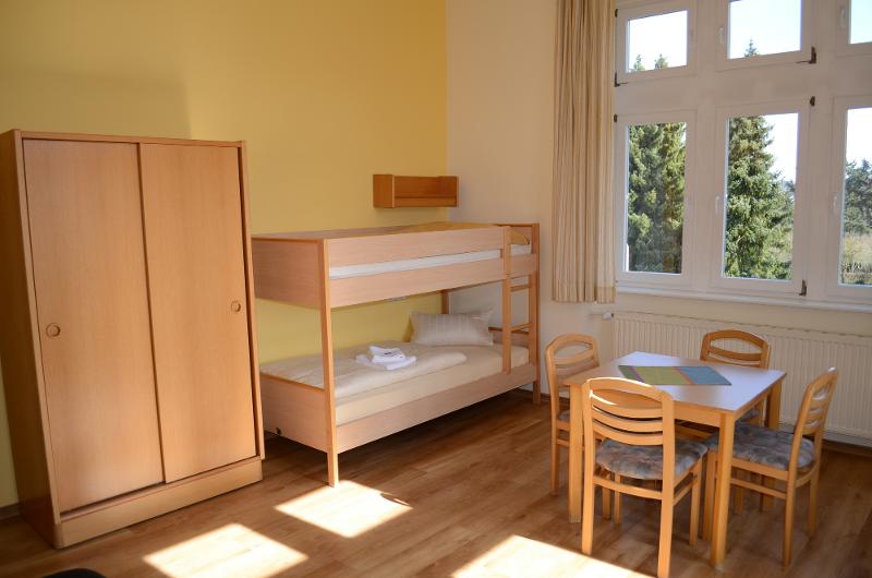 Zweibettzimmer einer Osterfreizeit