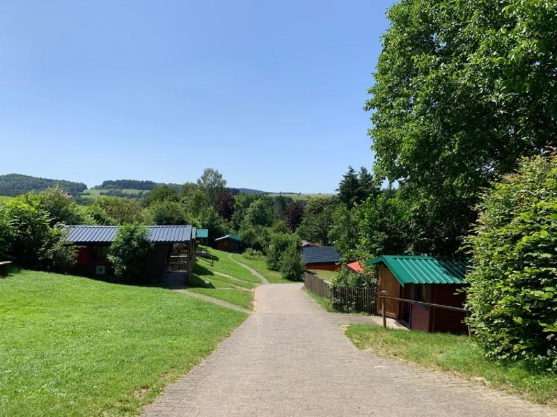 Die Unterkunft in schöner Natur bei einem Programmier-Camp