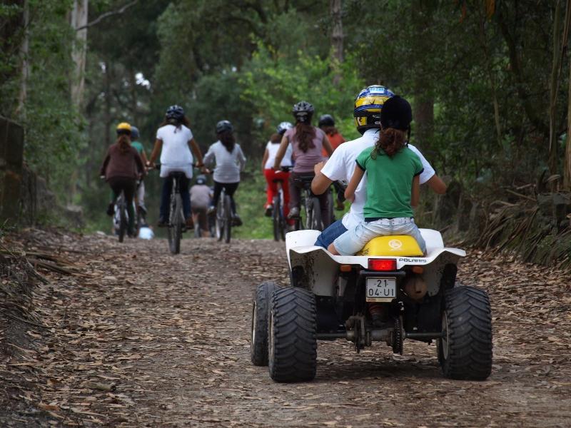 In den Reitferien Portugal wird Quad gefahren