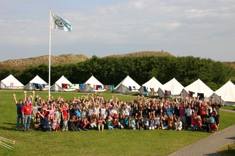 Gruppenfoto von Teilnehmern eines Feriencamp Hannover