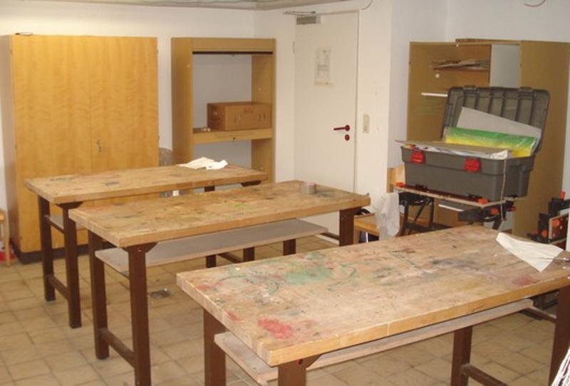 Werktische und Werkzimmer in einem Feriencamp Hannover