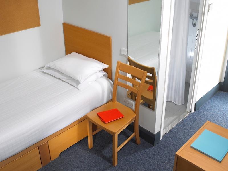 Ein Schlafzimmer der Teilnehmer der Schülersprachreise Irland