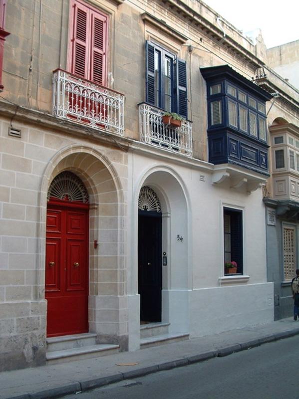 Hausfassade auf der Englisch-Sprachreise für Schüler Malta