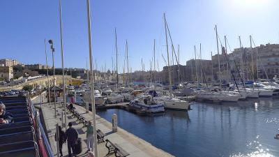Yachthafen bei den Sprachferien Malta für Schüler