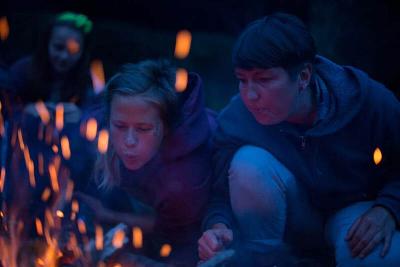 Gemeinsame Lagerfeuerabende im Englisch Nativecamp