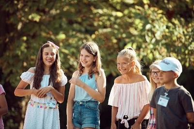 Kinder der Ferien am Edersee lachen